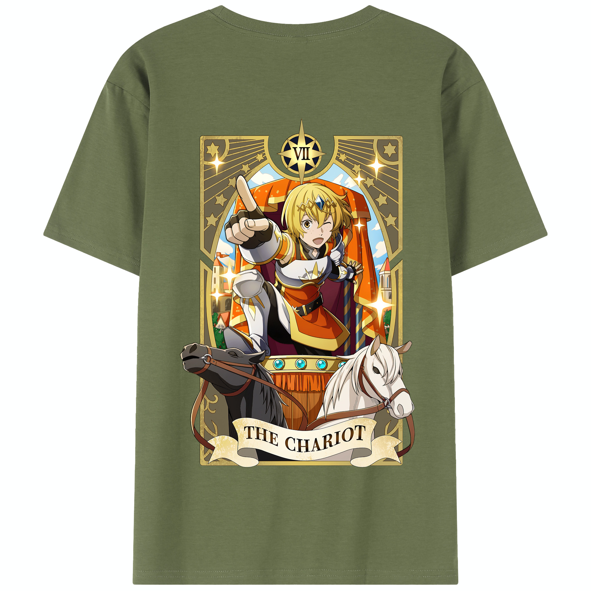 （画像用） 文豪ストレイドッグス Bungo Stray Dogs 綿100％半袖Tシャツ（背面プリント）